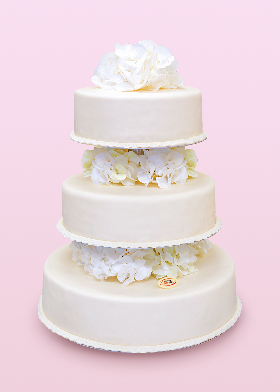 tort weselny, tort na wesele, 3 piętrowy tort