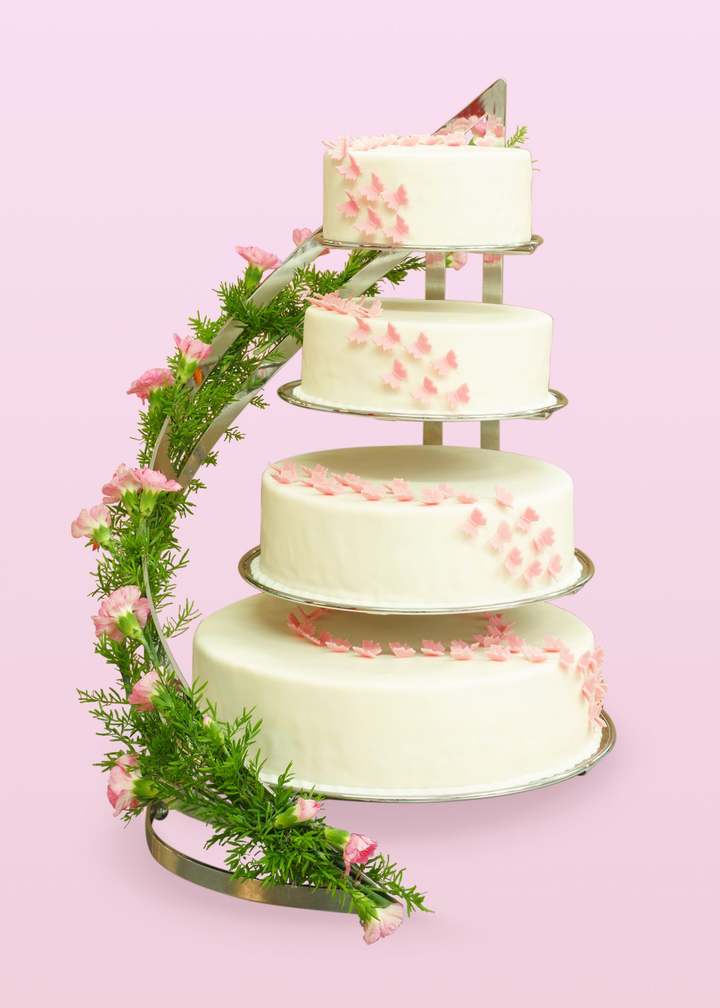 tort weselny, tort na wesele, 4 piętrowy tort