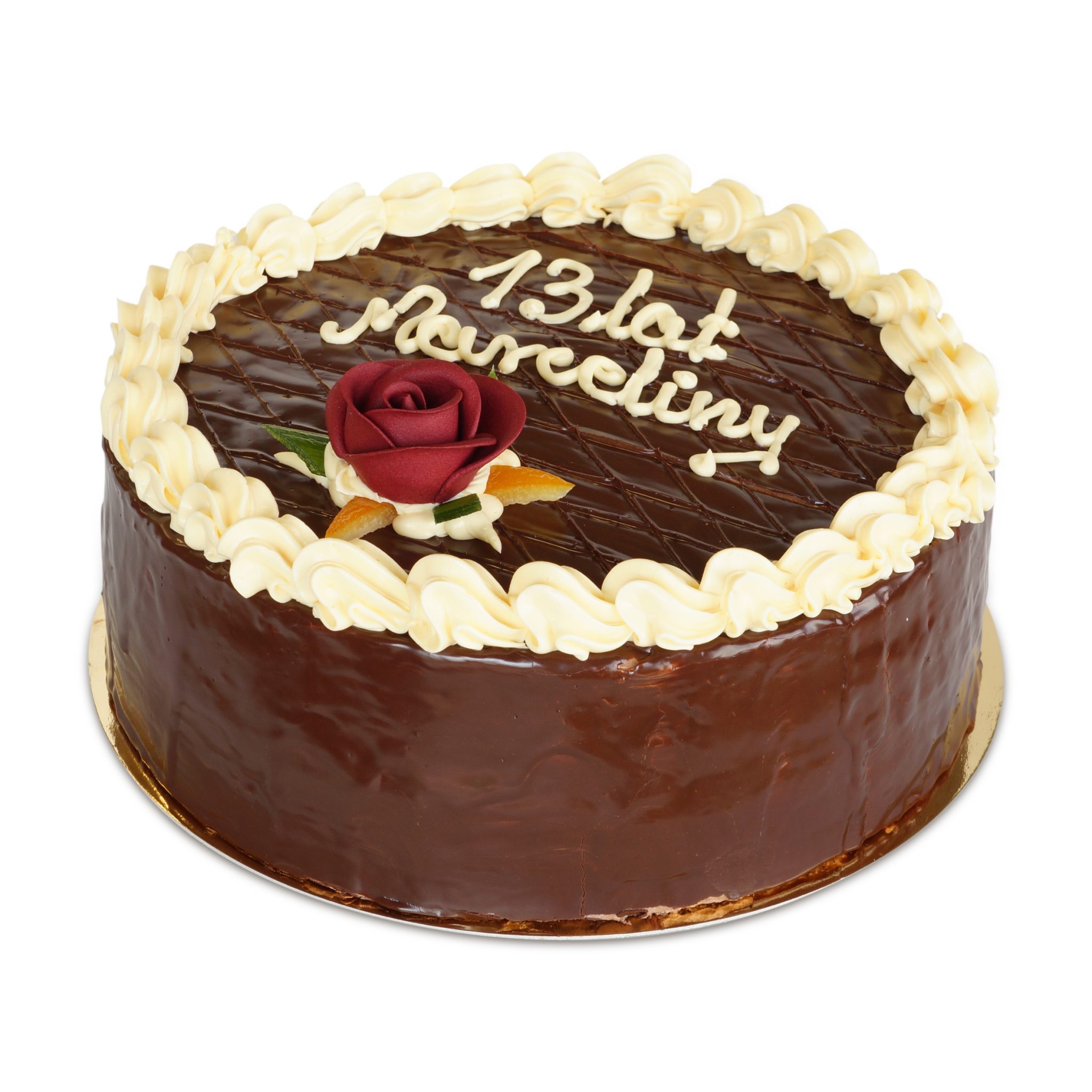 urodzinowy tort czekoladowy na urodziny ostrów wielkopolski
