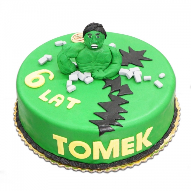 tort z figurką Hulka Ostrów Wielkopolski