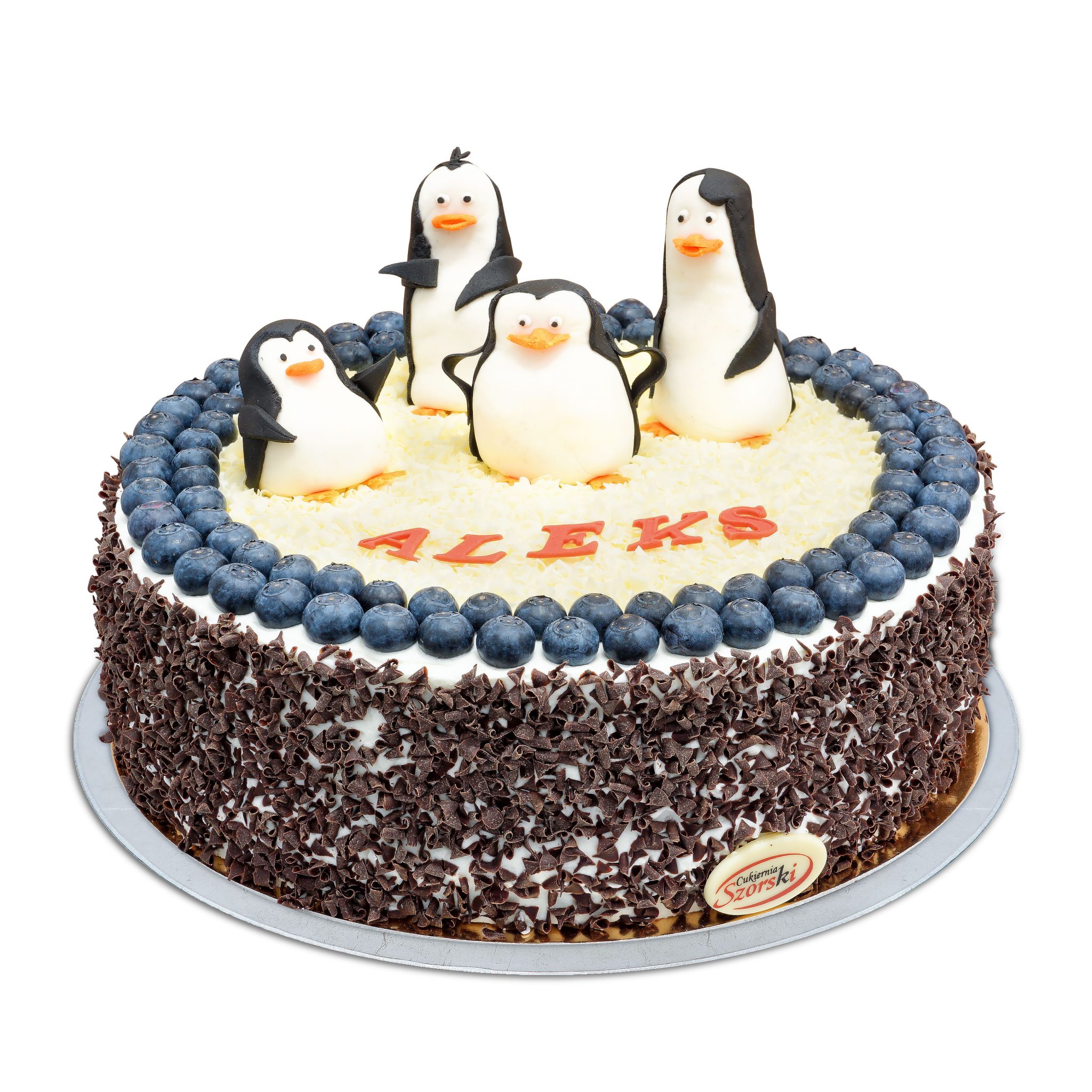 tort pingwiny z madagaskaru